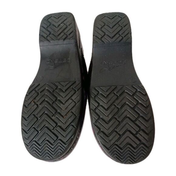 Dansko Women’s Nursing Clogs Multi Colored Leopard Print Size 37 US 7 - Picture 6 of 7